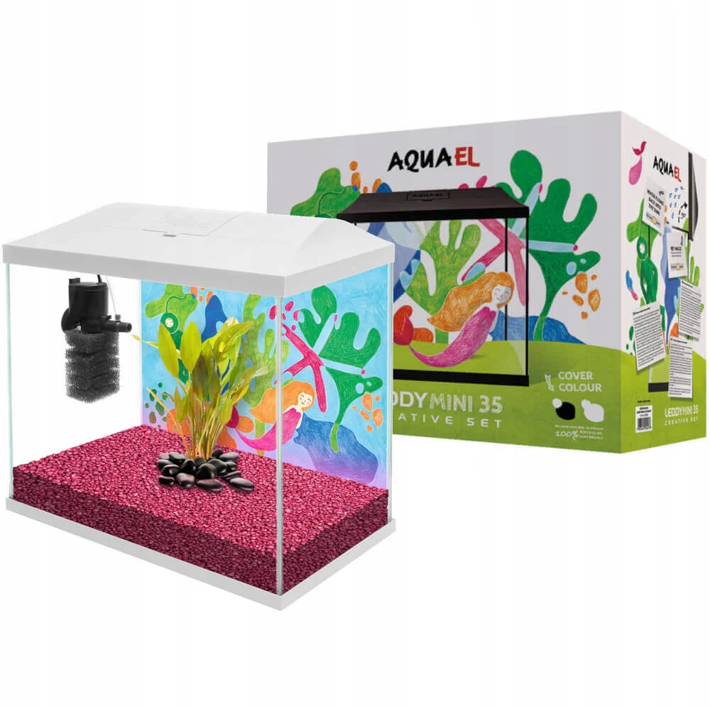 Aquael Leddy 19L Kids Mini Aquarium Set - Image 5