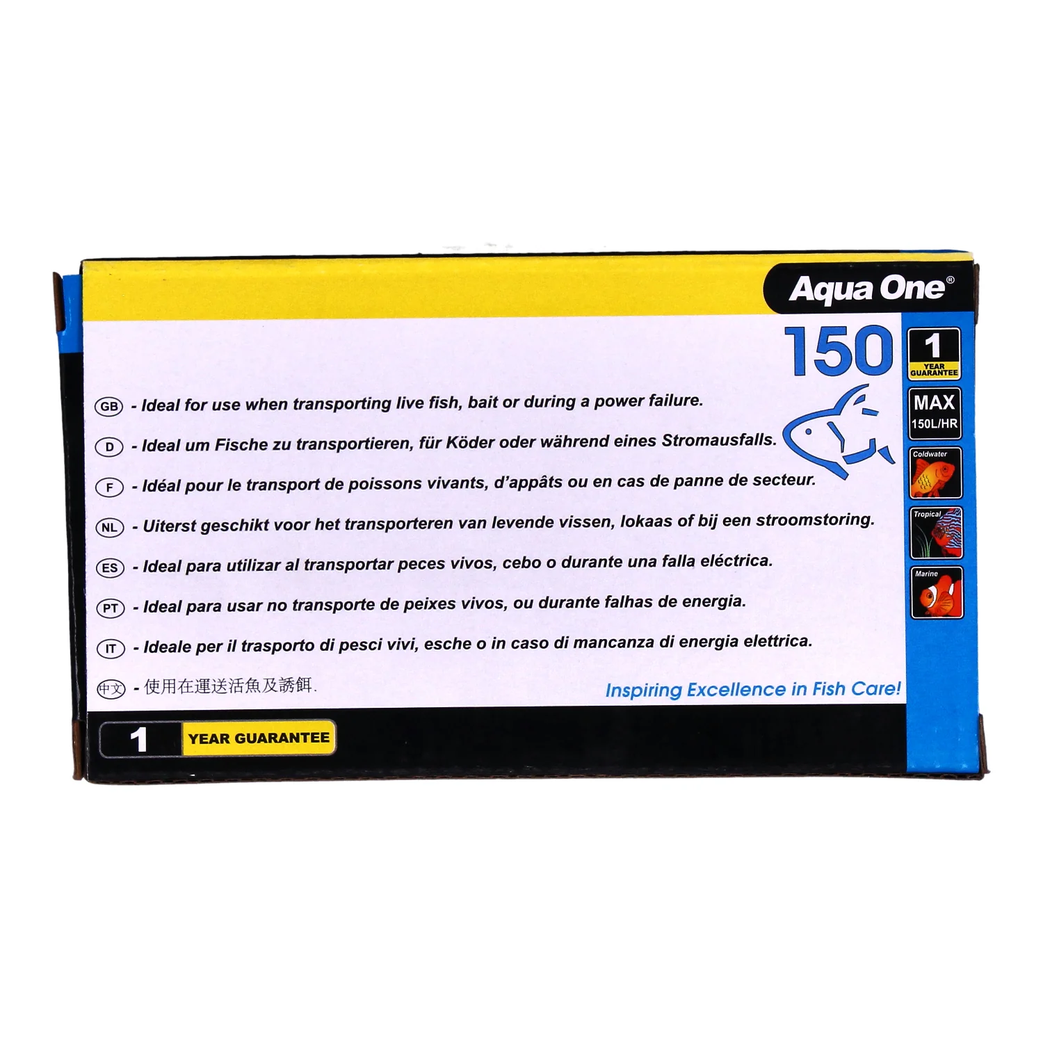 Aqua One Fish Tank Aquarium Battery Operated Air Pump - Image 5