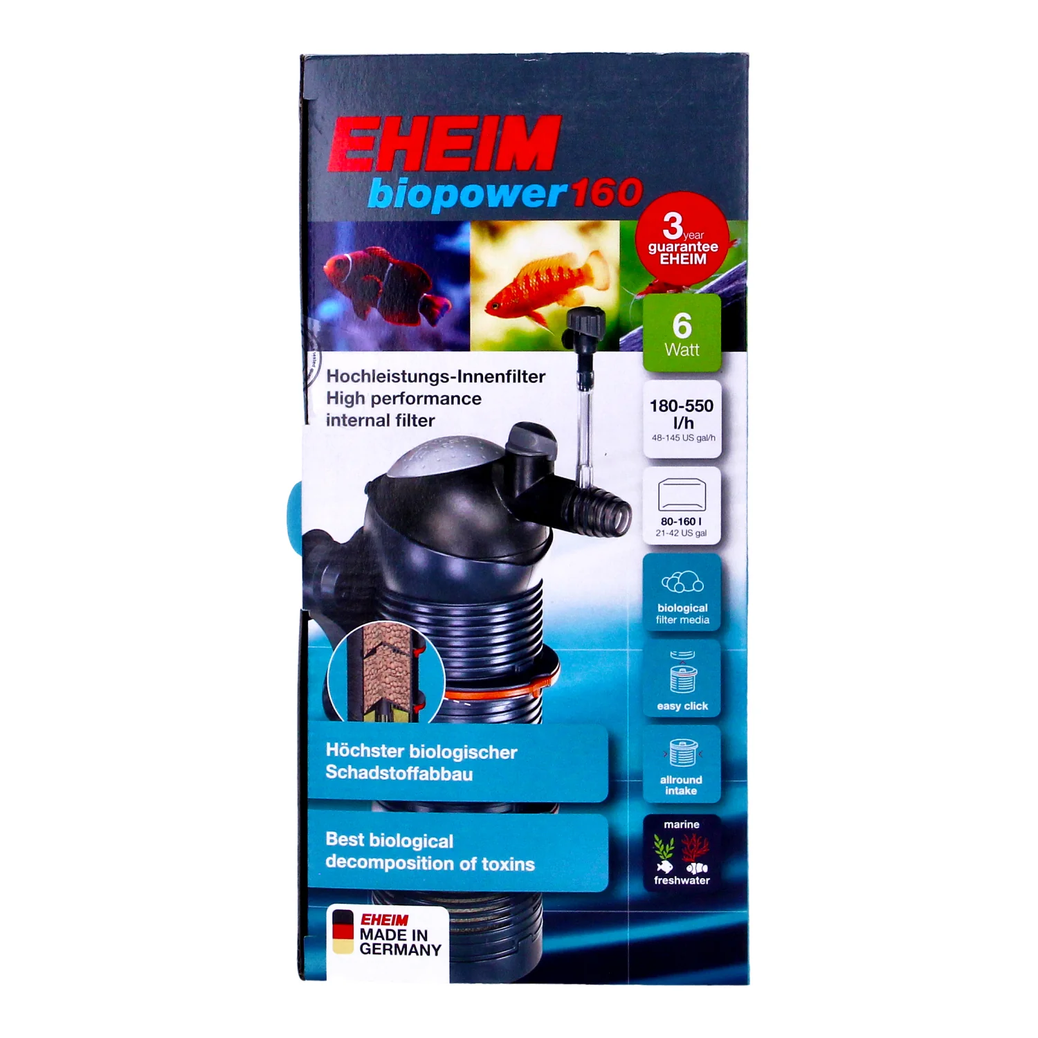 EHEIM Biopower 160 Internal Aquarium Filter - Image 5