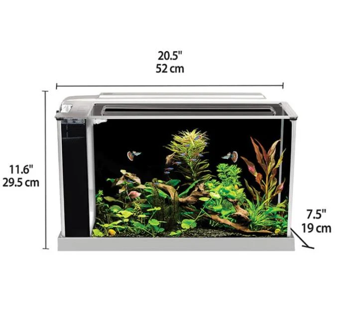 Fluval SPEC 19L Nano Aquarium with 7000K LED & 3-Stage Filtration Black - Image 6