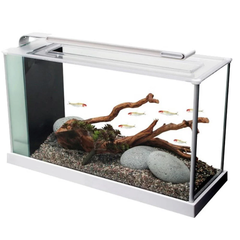 SPEC 19L Nano Aquarium with 7000K LED & 3-Stage Filtration White - Image 3