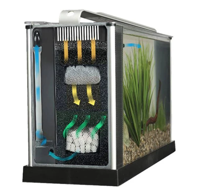 SPEC 19L Nano Aquarium with 7000K LED & 3-Stage Filtration White - Image 4