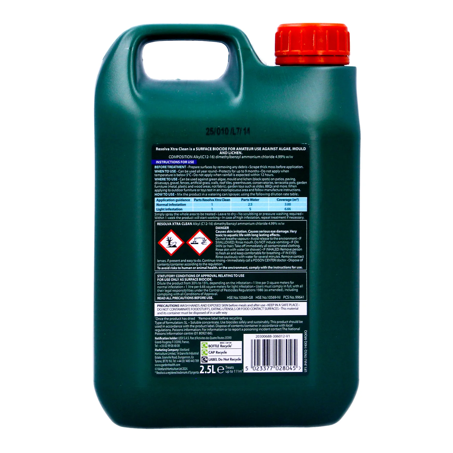 Resolva Xtra Clean Outdoor Patio Power Cleaner - Image 3
